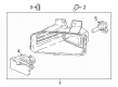 Ford F-150 Fog Light Diagram - JL3Z-15201-A