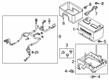 Ford Battery Cable Diagram - HB5Z-14300-D