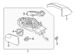 Lincoln MKZ Car Mirror Diagram - DP5Z-17K707-A