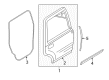 Lincoln Navigator Door Seal Diagram - 7L1Z-7825355-A