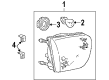 Mercury Mountaineer Headlight Diagram - F87Z-13008-BF