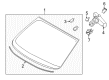 Ford SSV Plug-In Hybrid Windshield Diagram - DS7Z-5403100-A