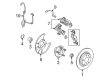 Lincoln MKZ Parking Brake Cable Diagram - AE5Z-2A815-D