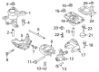 Ford Engine Mount Diagram - BM5Z-6038-B