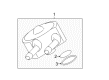 Ford Thunderbird Engine Oil Cooler Diagram - 2W9Z-6A642-EA