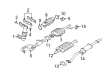 Ford Escape Exhaust Pipe Diagram - 8L8Z-5E256-AA
