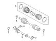 Ford Fusion CV Boot Diagram - AE5Z-3A331-B