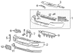 Lincoln Mark LT License Plate Diagram - 5L3Z-17A385-AAA