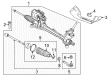 Lincoln MKC Rack And Pinion Diagram - HJ7Z-3504-G
