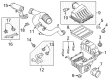 Ford Air Intake Hose Diagram - AL3Z-9F721-A