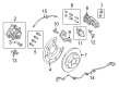 Ford Focus Wheel Hub Diagram - BV6Z-1104-R