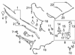 Lincoln MKX Wiper Linkage Diagram - FA1Z-17566-A