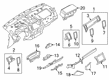 Ford Ranger Dash Panel Vent Portion Covers Diagram - KB3Z-2104339-BA