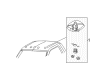 Ford F-250 Super Duty Side Marker Light Diagram - 6C3Z-15442-A