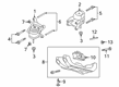 Ford Police Interceptor Utility Engine Mount Torque Strut Diagram - L1MZ-6038-S