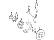Ford Windstar Backing Plate Diagram - XF2Z-2K005-BA