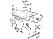 Ford Contour Trunk Lid Latch Diagram - F5RZ-5443200-A