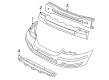 Mercury Monterey Bumper Cover Diagram - 3F2Z-17D957-LAA