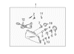 Ford Five Hundred Headlight Bulb Diagram - E9SZ-13N021-A