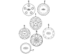 Ford Taurus Wheel Cover Diagram - XF2Z-1130-AC