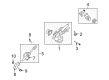 Ford Steering Column Seal Diagram - 8L8Z-3C611-A