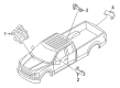 Ford F-350 Super Duty Body Control Module Diagram - LU5Z-15604-CM