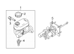 Ford E-350 Super Duty Master Cylinder Repair Kit Diagram - RU2Z-2140-B