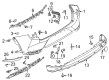 Ford Mustang Mach-E Bumper Cover Diagram - LJ8Z-17K835-AAPTM