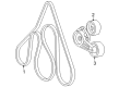 Ford E-150 Serpentine Belt Diagram - YL3Z-8620-CA