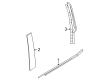 Ford Maverick Door Moldings Diagram - NZ6Z-60255A63-A
