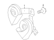 Ford Horn Diagram - 9L3Z-13832-A