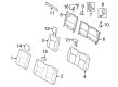 Ford F-150 Lightning Seat Covers Diagram - NL3Z-1666600-PA