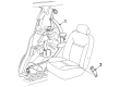 Ford Windstar Seat Belt Diagram - F78Z-16611B68-BAC
