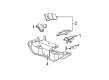 Ford Mustang Engine Mount Torque Strut Diagram - 2R3Z-6068-FJ