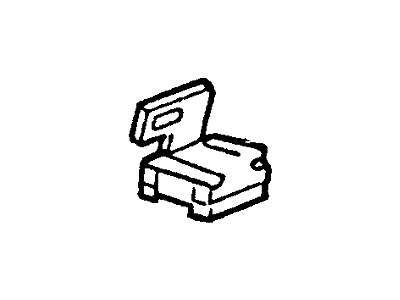 Ford D9ZZ19B594A Condenser Mount Bracket D9ZZ19B594A Ford Condenser Mount Bracket Illustration 1 of 1