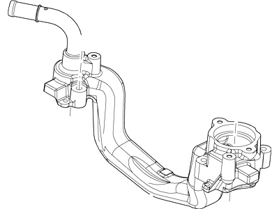 Ford 3L3Z-8C368-A Pipe - Water By-Pass 3L3Z-8C368-A Ford Pipe - Water By-Pass Illustration 1 of 1