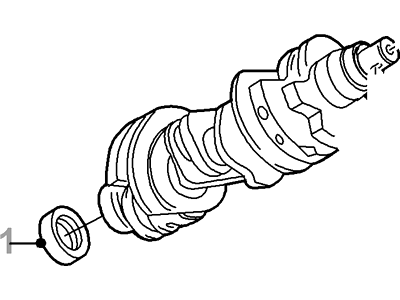 Mercury 5L2Z-6303-AA Crankshaft Assembly
