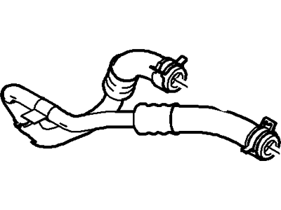 Ford 9L3Z-3A713-D Hose 9L3Z-3A713-D Ford Hose Illustration 1 of 1