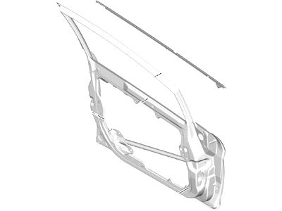 Ford BE8Z-5421452-B Weatherstrip Assy - Door Window