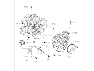 Mercury Milan Transmission Assembly - BE5Z-7002-A