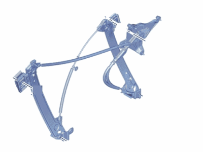 Ford FR3Z-6323209-B Regulator - Window - Less Motor