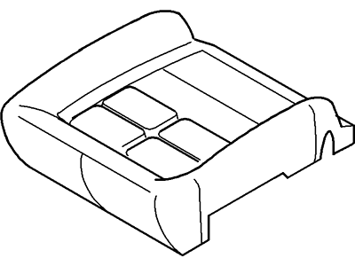 2L1Z-78632A22-AA Ford Pad, Front Illustration 1 of 1
