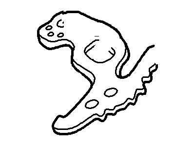 5L3Z-7A115-A Ford Lever - Gear Shift Illustration 1 of 1