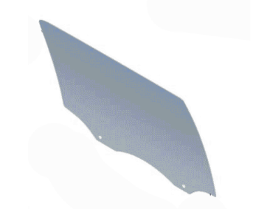 Ford FL3Z-1625712-A Glass - Rear Door, Passenger Side FL3Z-1625712-A Ford Glass - Rear Door, Passenger Side Illustration 1 of 1