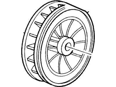 Mercury F58Z-19834-AA Fan Assembly