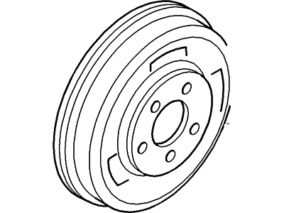 2U2Z-1V126-BA Ford Drum - Brake Illustration 1 of 1