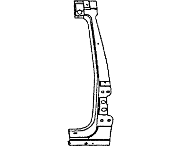 Ford F8AZ-5424300-AA B Pillar Assembly