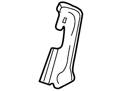 Lincoln F5OY5446516A Gusset - Package Tray To Wheelhouse