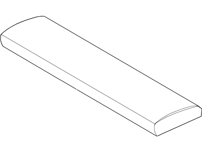F2UZ-1663840-B Ford Pad - Rear Seat Cushion Illustration 1 of 1