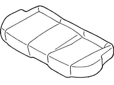 Ford F8CZ63600A88AA Pad - Rear Seat Cushion